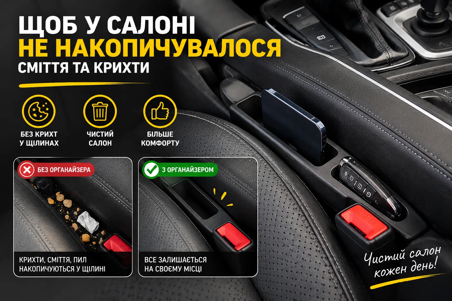 Чистота в салоні